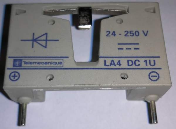 LA4DC1U - TeSys D - suppressor module - diodes - 12...250 V DC .. cena na dotaz / price on request