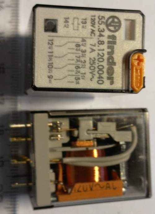 relé FINDER 55.34.8.048.0040 -  RELAY, 4PDT,48Vac / 250VAC, 7A