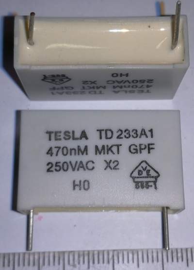 TD233A1 - 470nM MKT GPF 250Vac X2