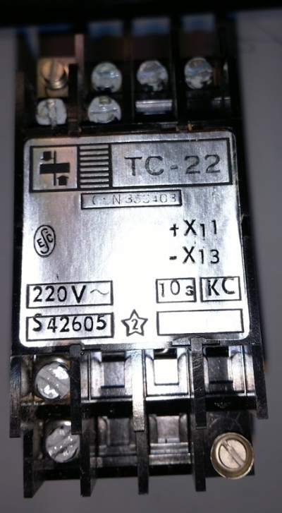 relé TC22 KC 220V 50-60Hz 10sec    .. cena na dotaz / price on request