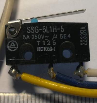 mikrospínač SSG-5L1H-5