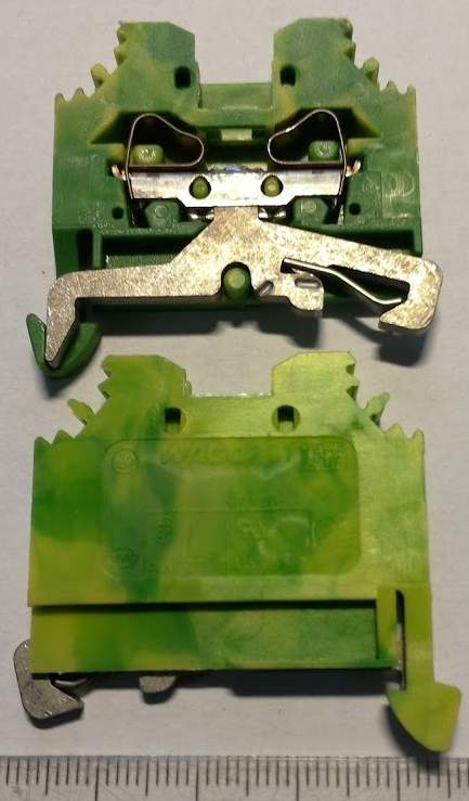 zemnící svorka WAGO281 - 4mm2 .. balení 15ks za 70Kč