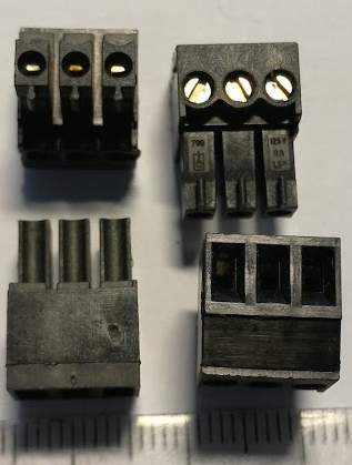 svorka 3pin, ENTRELEC 003500315  .. balení 26ks za 75Kč