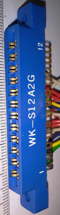 konektor WKS12A2G 2x12pin, použitý   .. cena na dotaz / price on request