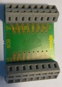 propojovací deska WAGO 2x8pin