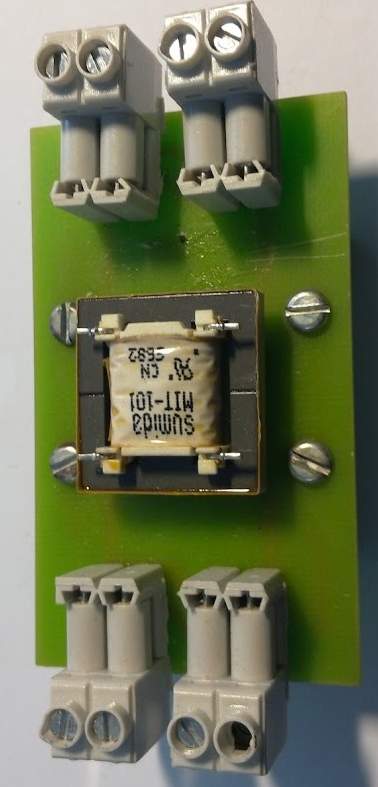 modul s trafkem na DIN lištu