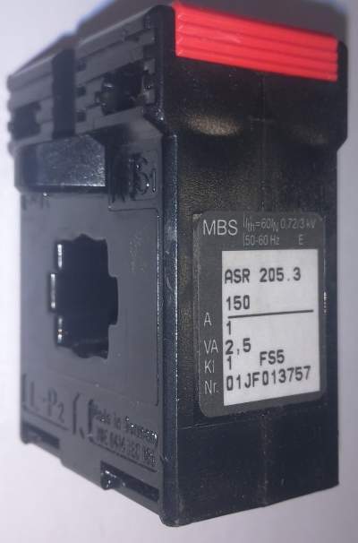 proudový transformátor MBS ASR205.3 150/1A