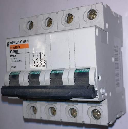 jistič 4-pol MERLIN GERIN multi9 - C60H B40A