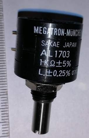 AL1703 - 1K 5% SAKAE MEGATRON - Multiturn Wirewound Potentiometer