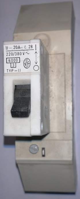 jistič 1f IJ-U-20A 220V 50Hz .. cena na dotaz / price on request