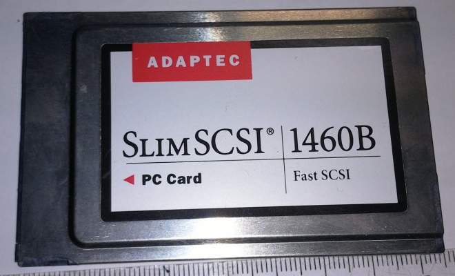 Adaptec SlimSCSI 1460B Fast SCSI, bez kabelu  .. cena na dotaz / price on request