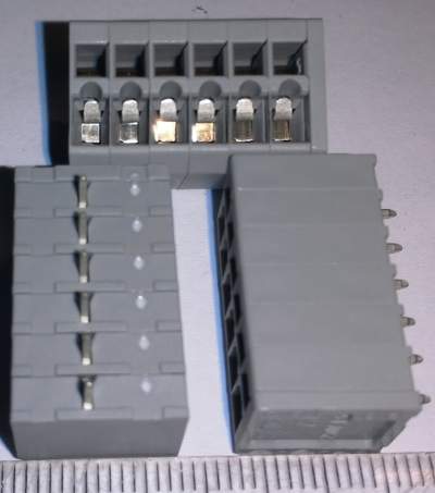 svorkovnice 6pin  -  balení 13ks za 60Kč