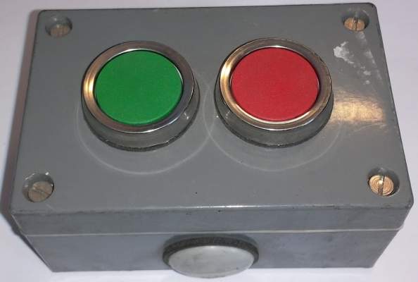 Ovládací skříň T6S2A (zelená + červená), včetně 2ks spín. jednotek T6Z111