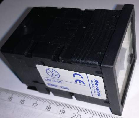 RI48 25A5 scale plate a.c. analogic ammeter REVALCO   .. cena na dotaz / price on request