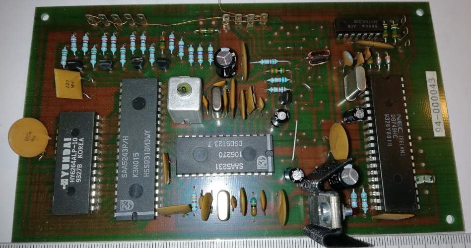 není skladem - modul teletextu na ND, s NEC D8749HC, SAA5231, SAA5243P/H, HY6264ALP-10