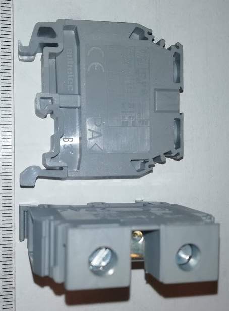 1SNA115129R1400 - svorkovnice na lištu DIN 76A 1 kV AC šedá  ...  balení 11ks za 95Kč