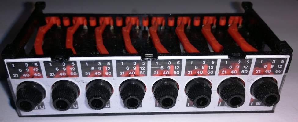 modul potenciometrů z předvolby