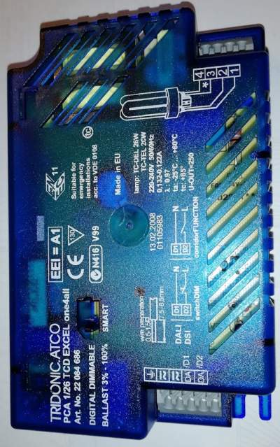 není skladem - TRIDONIC.ACTO PCA 1/26 TCD EXCEL one4call