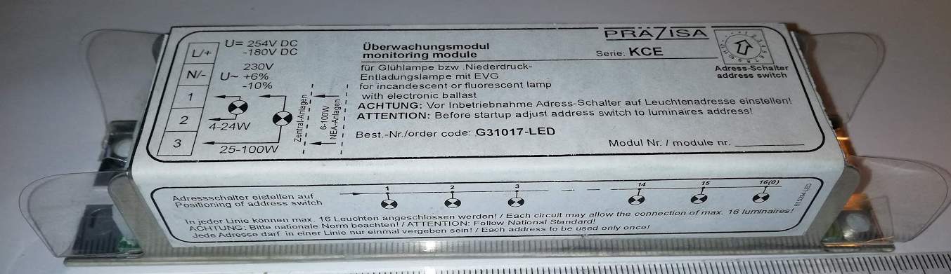 monitoring module PRAZISA KCE G31017-LED