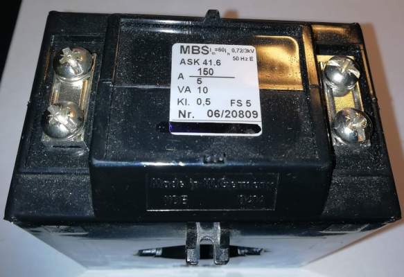 měřící trafo MBS ASK41.6 150/5A .. cena na dotaz / price on request