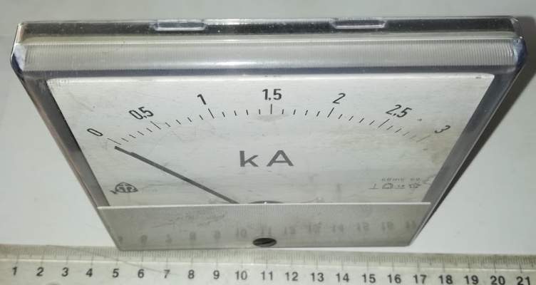 METRA MP120, stupnice 3kA