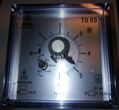 TU60 - B - KP 220V 50Hz, 3s-60h, ZPA  .. cena na dotaz / price on request