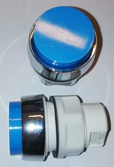 T6E/22 signalizační hlavice - modrá