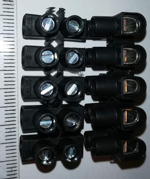 není skladem - svorkovnice čokoláda 5 pin .. balení 50ks (250pin) za 70Kč