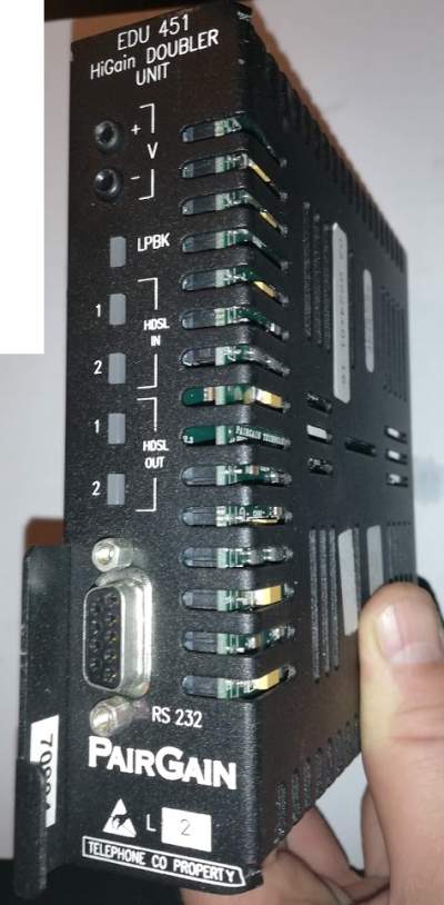 modul  PairGain EDU451, stav neznámý, na ND,