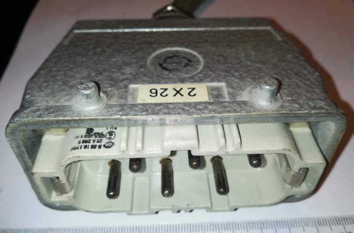 konektor 6pin H-BS10.1700 35A 380V, použitý  .. cena na dotaz / price on request