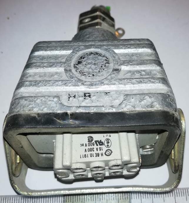 konektor 6pin samice H-BE10.1911 16A 380V , použitý  .. cena na dotaz / price on request