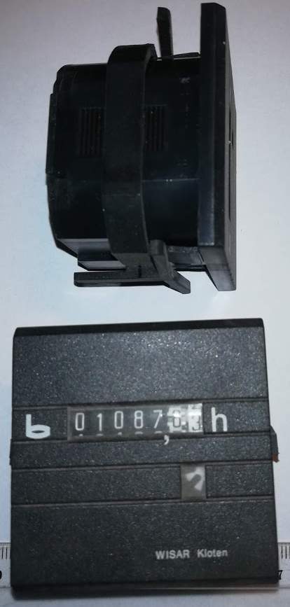 WISAR Kloten Hour Meter 194-253V 50x50x40mm, použitý / used  .. cena na dotaz / price on request