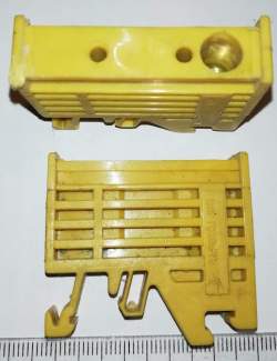 svorka koncová SI POKOJ žlutá .. balení 18ks za 40Kč