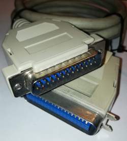 kabel CENTRONIX k tiskárně LPT, 1.7m starší