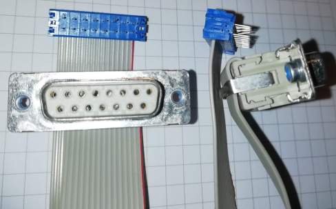 není skladem - propojovací káblik 16 vodičů z CANON 15 samice, délka 440mm .. balení 10ks za 80Kč