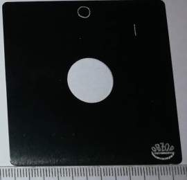 štítek přepínače OBZOR 60x60, 0-1  .. 45°