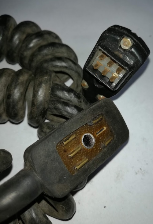 kabel k vysílačce, starší typ