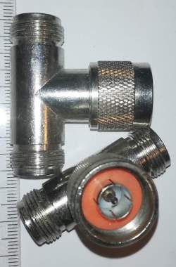 souosý konektor, T spojka