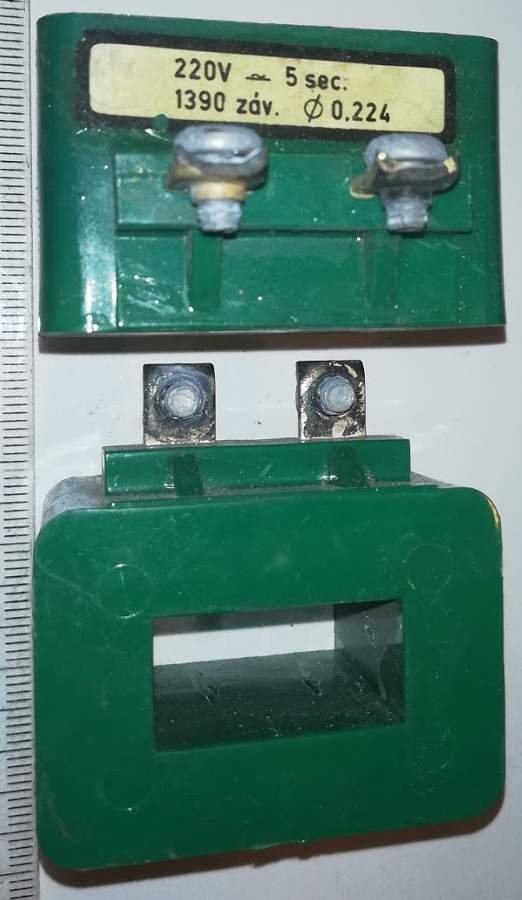 cívka elektromagnetu 220V 1390záv., starší  .. cena na dotaz / price on request