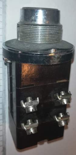 přepínač, bílý, starší typ,   .. cena na dotaz / price on request