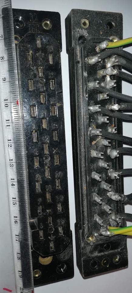 konektor 25pin (8+9+8) pro silnoproudé aplikace - 380V 10A pájený, ZM25P0    .. cena na dotaz / price on request