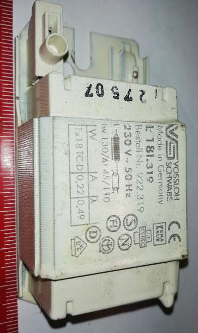 L 181.319 230V 50Hz Vossloh Schwabe, starší