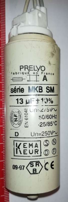 PRELYO MKBSM 13uF, starší