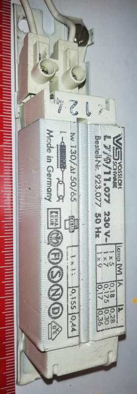 L7/9/11.077 230V VOSSLOH SCHWABE, starší