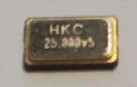 Quartz 25.000000 MHz CC 6x3,5mm - Q02500006X3416A .. pásek 20ks za 90Kč