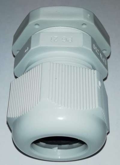 Kabelová vývodka PG21 s maticí .. balení 8ks za 95Kč