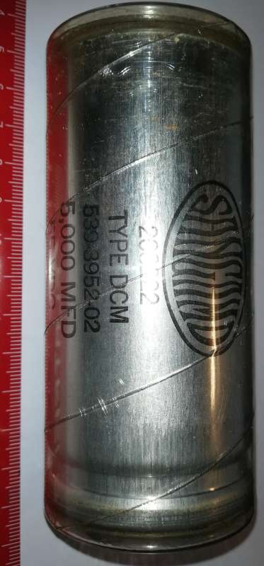 C 5000uF 55Vdc SANGAMO