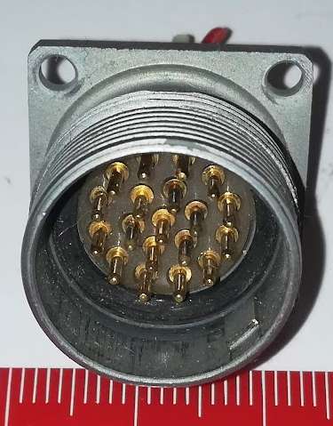 konektor 19pin samec, pájený  .. cena na dotaz / price on request