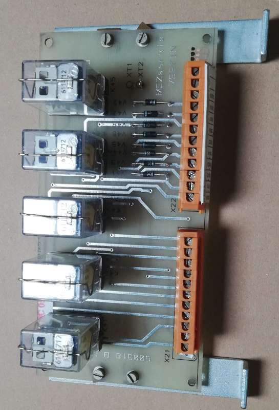 reléová deska, MEZservis Vsetín E105 900318 T2  .. cena na dotaz / price on request