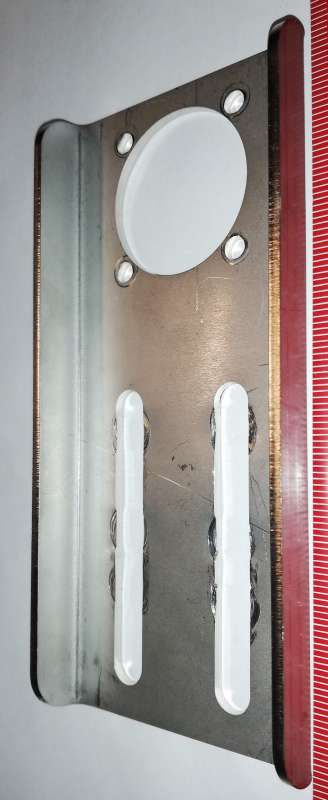 kovový držák pro kamery  HF25SA-1, GRAS-50S5M-C,  a pod, 120x55x12mm